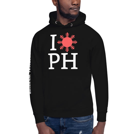 I Love PH Hoodie | For Him - Black