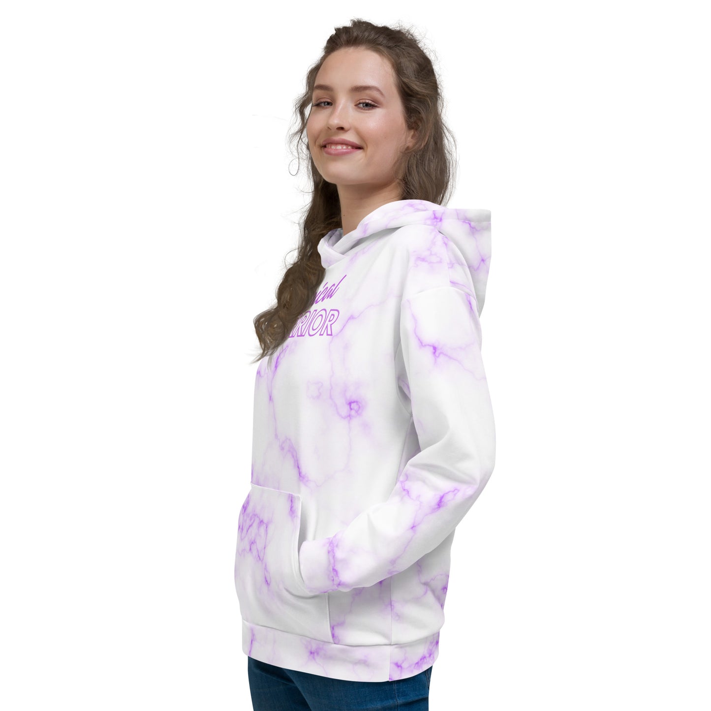 TieDye tropics hoodie woman | Purple