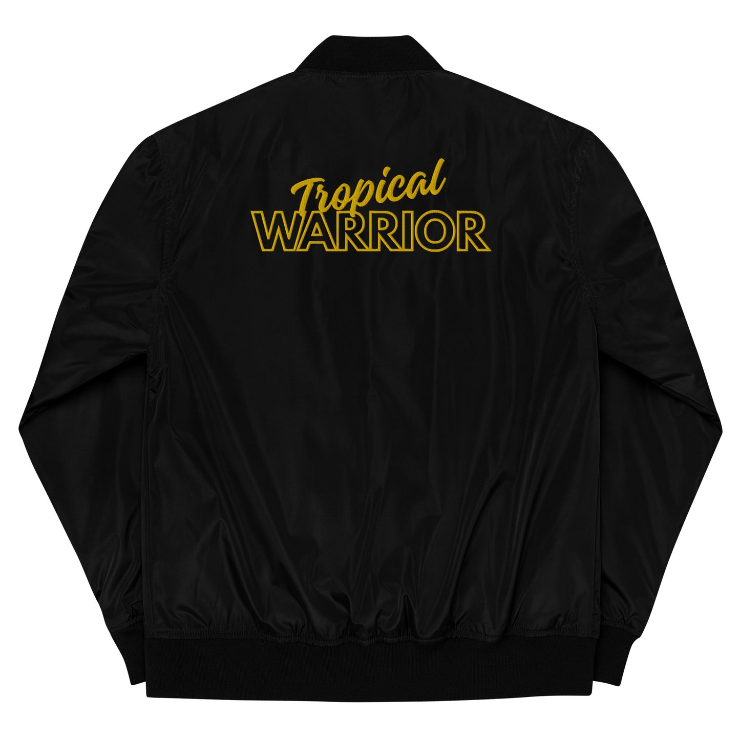 Tropical Warrior bomber jacket | Black - Yellow