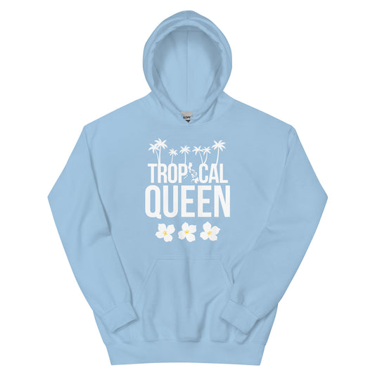 Tropical Queen Hoodie | SkyBlue