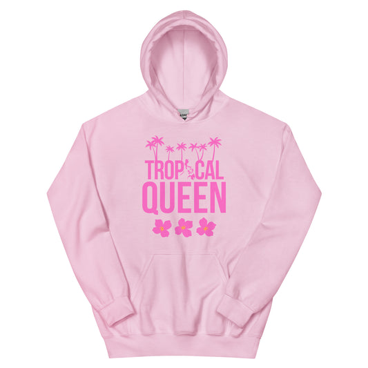 Tropical Queen Hoodie | Pink