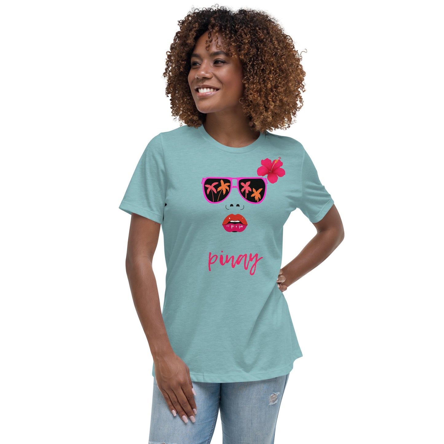 Pinay Sunglasses Relaxed T-Shirt | Blue Lagoon